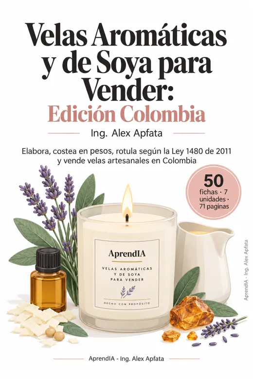 Velas Aromáticas y de Soya para Vender: Edición Colombia