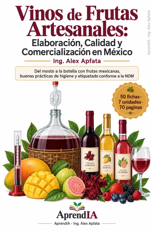 Vinos de Frutas Artesanales: Elaboración, Calidad y Comercialización en México