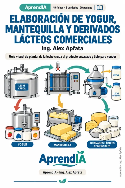 Elaboración de Yogur, Mantequilla y Derivados Lácteos Comerciales