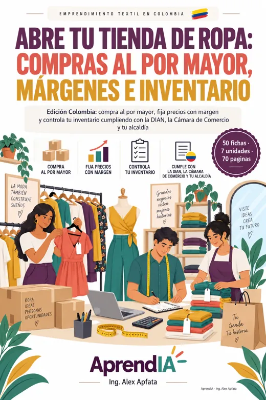 Abre tu Tienda de Ropa: Compras al por Mayor, Márgenes e Inventario