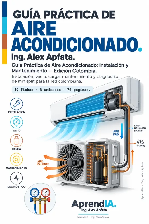 Guía Práctica de Aire Acondicionado: Instalación y Mantenimiento — Edición Colombia