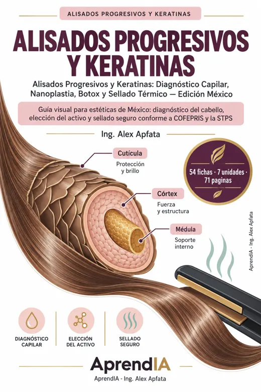 Alisados Progresivos y Keratinas: Diagnóstico Capilar, Nanoplastia, Botox y Sellado Térmico — Edición México