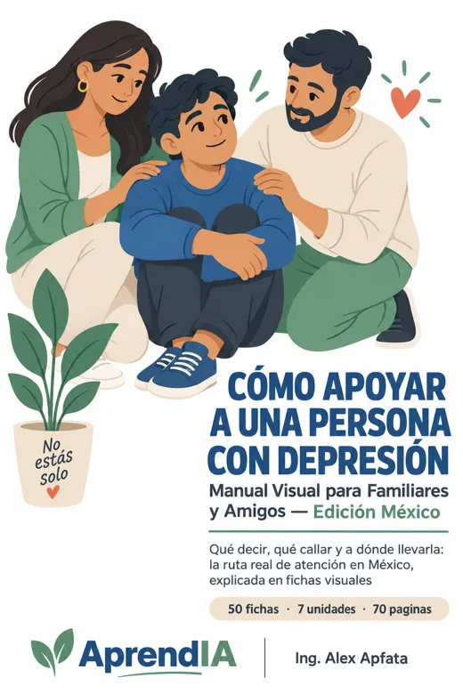 Cómo Apoyar a una Persona con Depresión: Manual Visual para Familiares y Amigos — Edición México