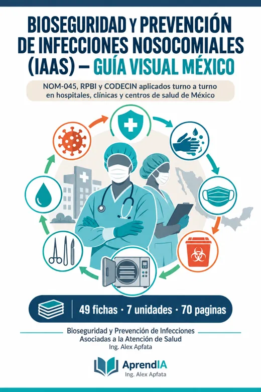 Bioseguridad y Prevención de Infecciones Nosocomiales (IAAS) — Guía Visual México