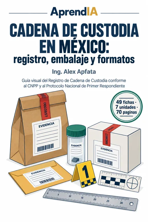 Cadena de Custodia en México: registro, embalaje y formatos