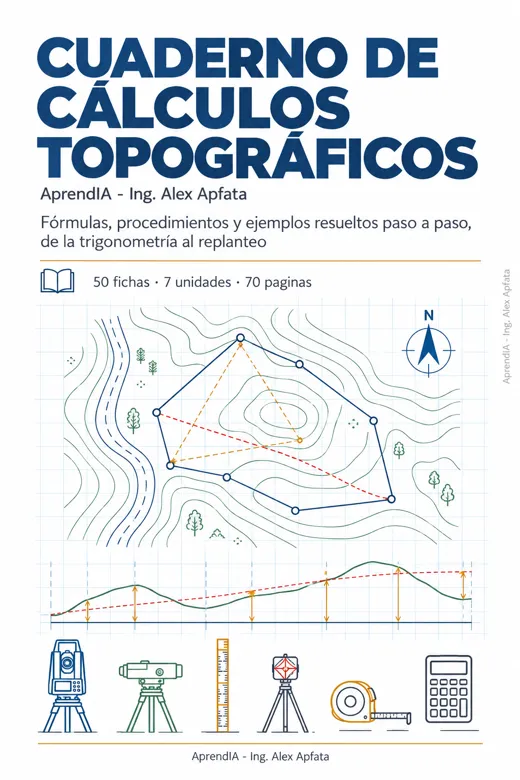 Cuaderno de Cálculos Topográficos