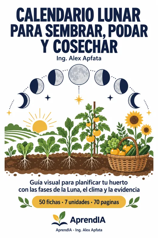 Calendario Lunar para Sembrar, Podar y Cosechar
