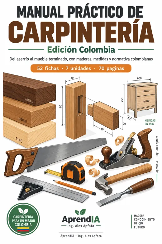 Manual Práctico de Carpintería – Edición Colombia
