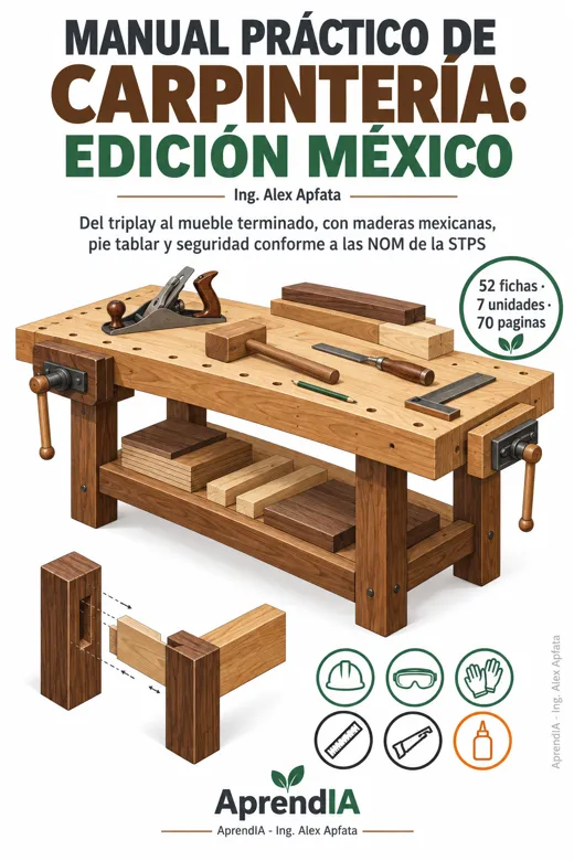Manual Práctico de Carpintería: Edición México