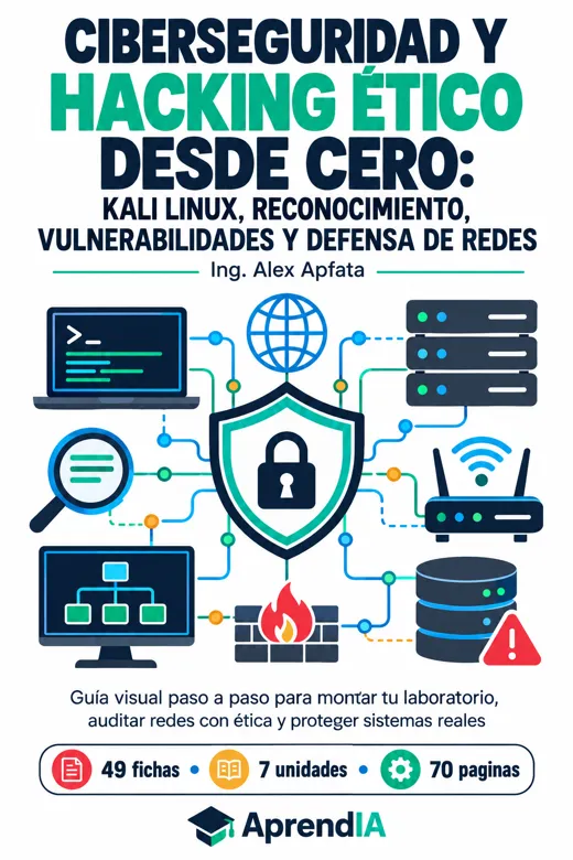 Ciberseguridad y Hacking Ético desde Cero: Kali Linux, Reconocimiento, Vulnerabilidades y Defensa de Redes
