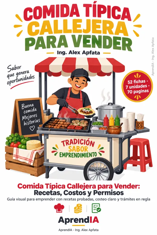 Comida Típica Callejera para Vender: Recetas, Costos y Permisos