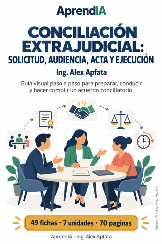 Cuaderno Práctico de Conciliación Extrajudicial