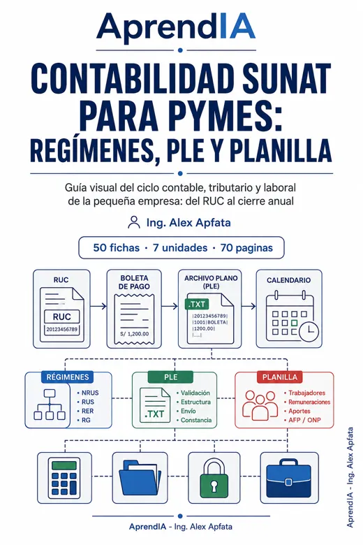 Contabilidad SUNAT para Pymes: Regímenes, PLE y Planilla