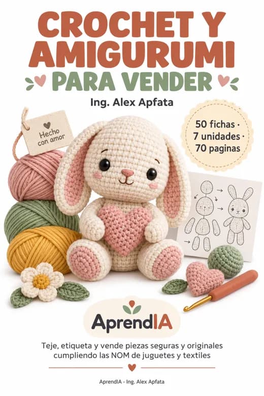 Crochet y Amigurumi para Vender: Guía Práctica para Emprender en México