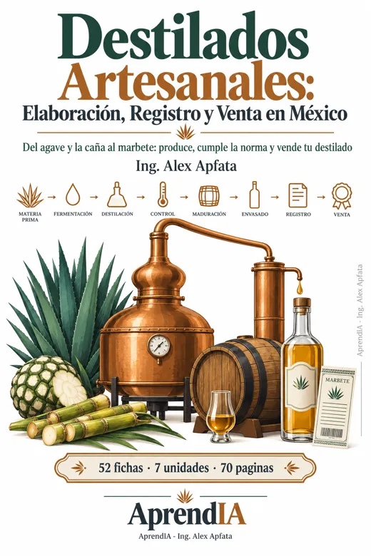Destilados Artesanales: Elaboración, Registro y Venta en México