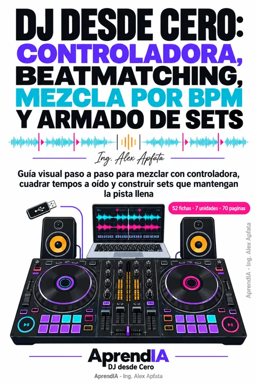 DJ desde Cero: Controladora, Beatmatching, Mezcla por BPM y Armado de Sets