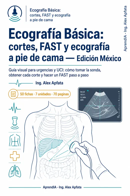 Ecografía Básica: cortes, FAST y ecografía a pie de cama — Edición México