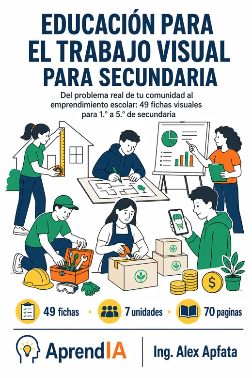 Educación para el Trabajo Visual para Secundaria