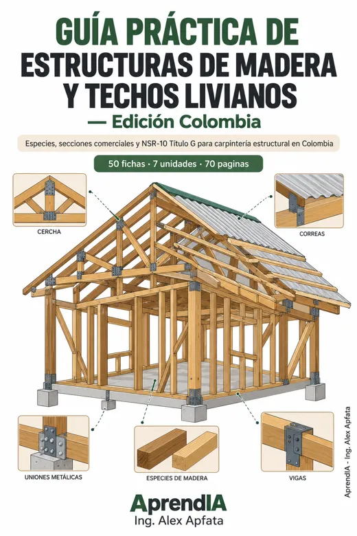 Guía Práctica de Estructuras de Madera y Techos Livianos — Edición Colombia