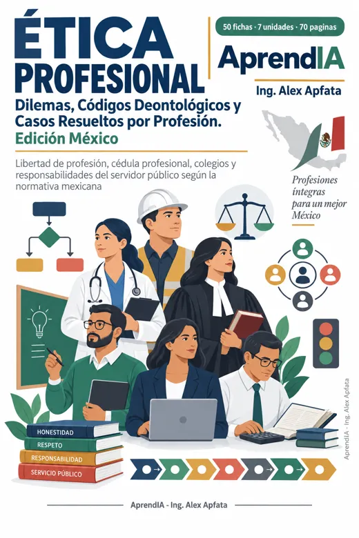 Ética Profesional: Dilemas, Códigos Deontológicos y Casos Resueltos por Profesión. Edición México