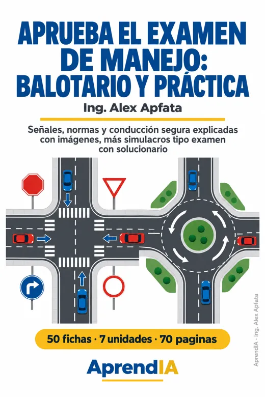 Aprueba el Examen de Manejo: Balotario y Práctica
