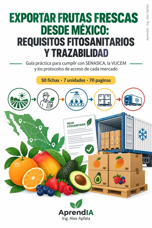 Exportar Frutas Frescas desde México: Requisitos Fitosanitarios y Trazabilidad