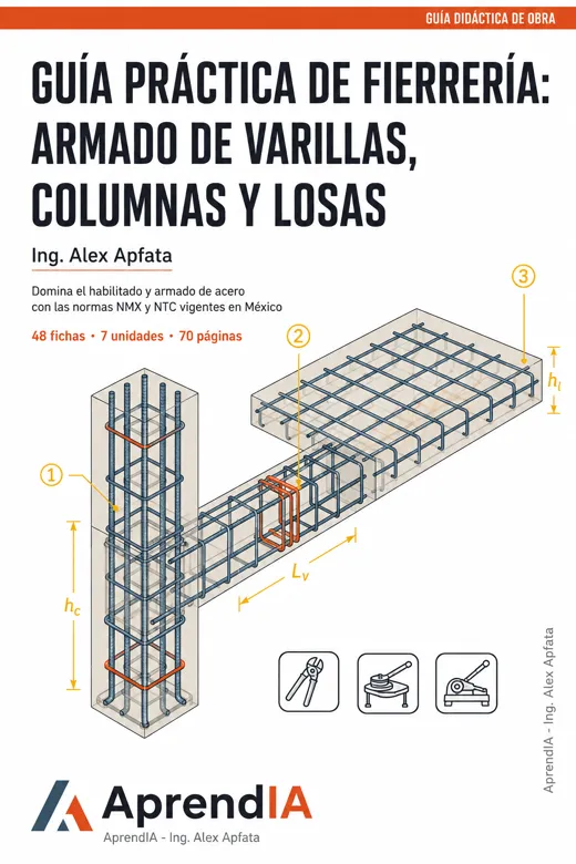Guía Práctica de Fierrería: Armado de Varillas, Columnas y Losas