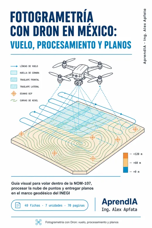 Fotogrametría con Dron en México: vuelo, procesamiento y planos