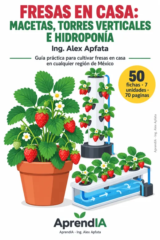 Fresas en Casa: Macetas, Torres Verticales e Hidroponía