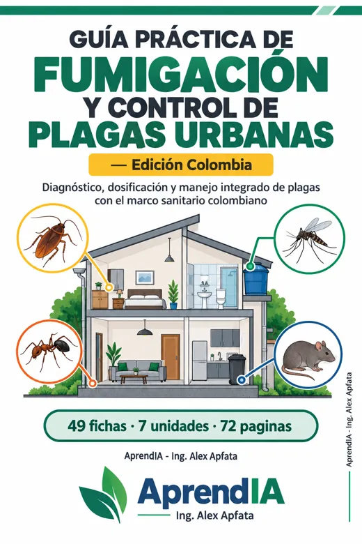 Guía Práctica de Fumigación y Control de Plagas Urbanas — Edición Colombia