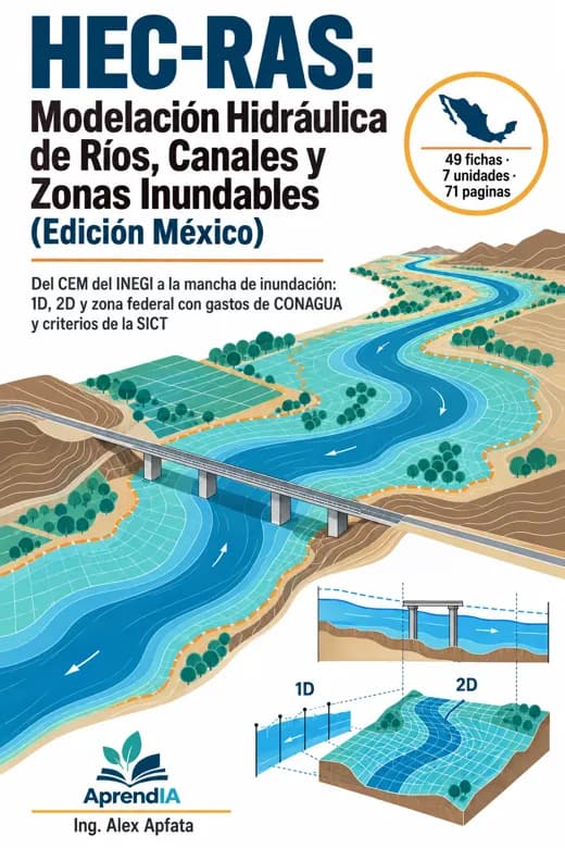 HEC-RAS: Modelación Hidráulica de Ríos, Canales y Zonas Inundables (Edición México)