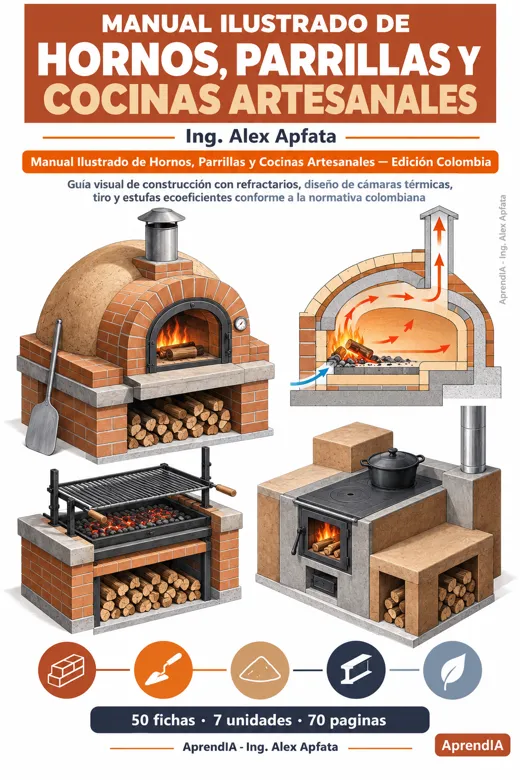 Manual Ilustrado de Hornos, Parrillas y Cocinas Artesanales — Edición Colombia