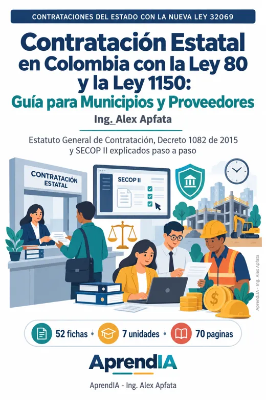 Contratación Estatal en Colombia con la Ley 80 y la Ley 1150: Guía para Municipios y Proveedores