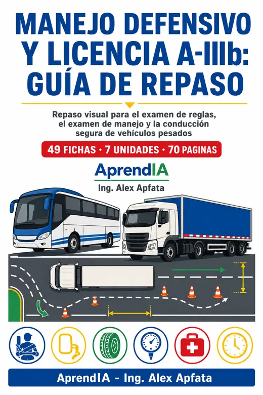Manejo Defensivo y Licencia A-IIIb: guía de repaso