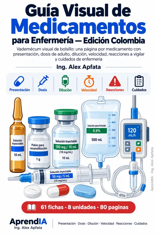 Guía Visual de Medicamentos para Enfermería — Edición Colombia