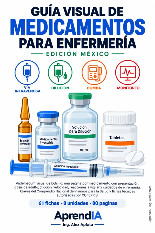 Guía Visual de Medicamentos para Enfermería — Edición México