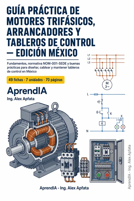 Guía Práctica de Motores Trifásicos, Arrancadores y Tableros de Control — Edición México
