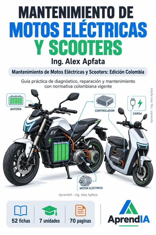 Mantenimiento de Motos Eléctricas y Scooters: Edición Colombia