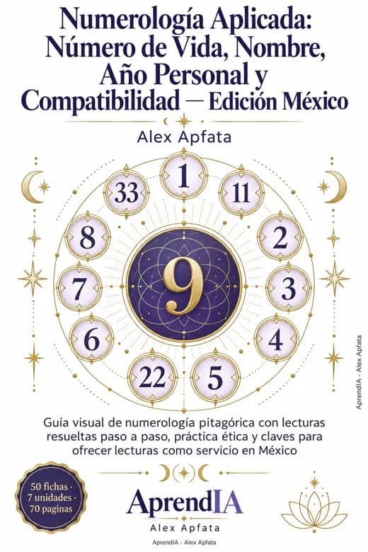 Numerología Aplicada: Número de Vida, Nombre, Año Personal y Compatibilidad — Edición México