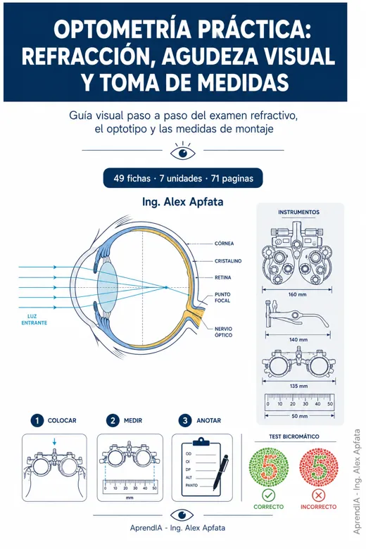 Optometría Práctica: refracción, agudeza visual y toma de medidas