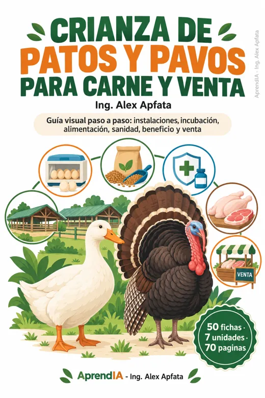 Crianza de Patos y Pavos para Carne y Venta