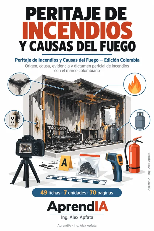 Peritaje de Incendios y Causas del Fuego — Edición Colombia