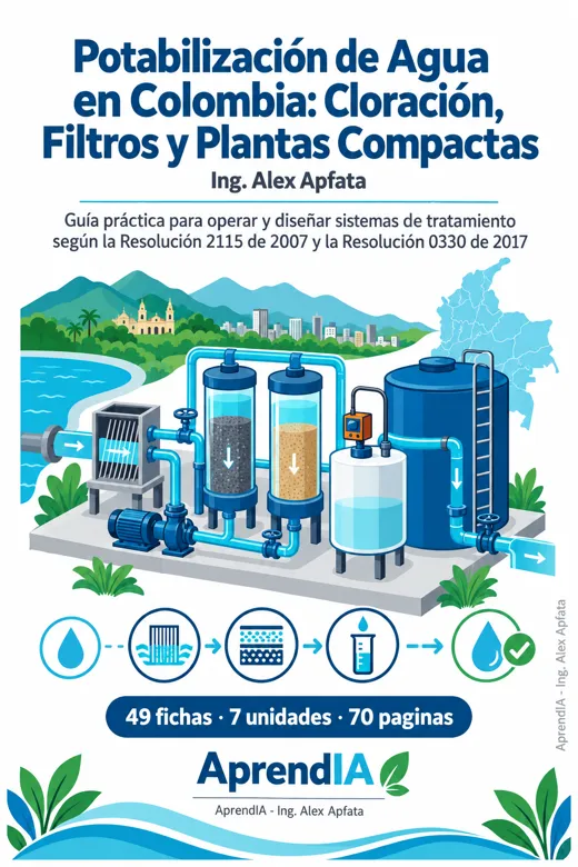 Potabilización de Agua en Colombia: Cloración, Filtros y Plantas Compactas