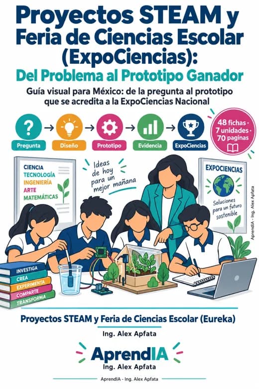 Proyectos STEAM y Feria de Ciencias Escolar (ExpoCiencias): Del Problema al Prototipo Ganador