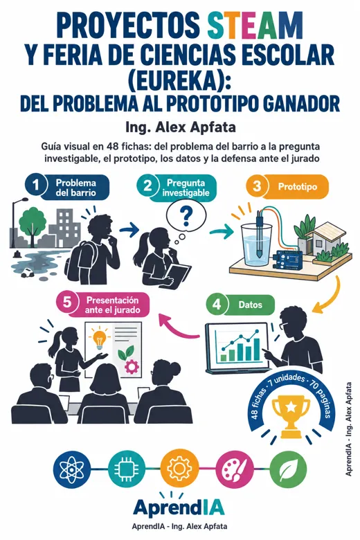 Proyectos STEAM y Feria de Ciencias Escolar (Eureka): Del Problema al Prototipo Ganador