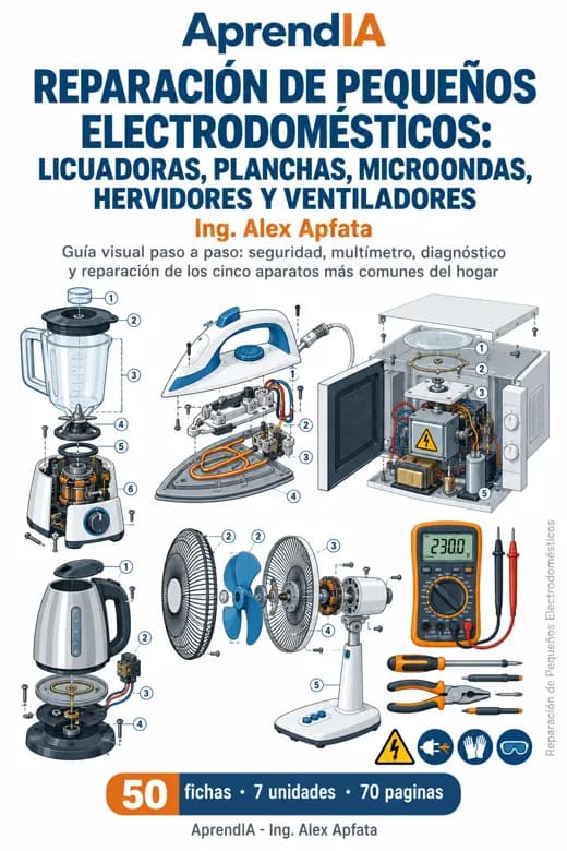 Reparación de Pequeños Electrodomésticos: Licuadoras, Planchas, Microondas, Hervidores y Ventiladores