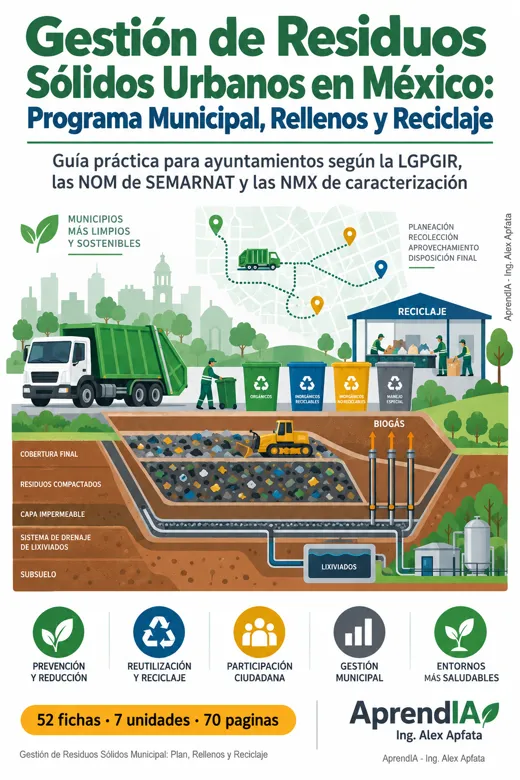 Gestión de Residuos Sólidos Urbanos en México: Programa Municipal, Rellenos y Reciclaje