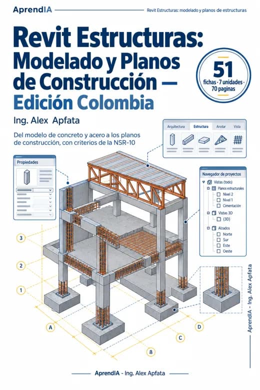 Revit Estructuras: Modelado y Planos de Construcción — Edición Colombia