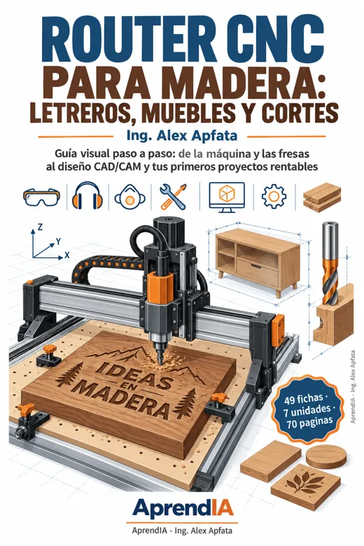 Router CNC para Madera: Letreros, Muebles y Cortes