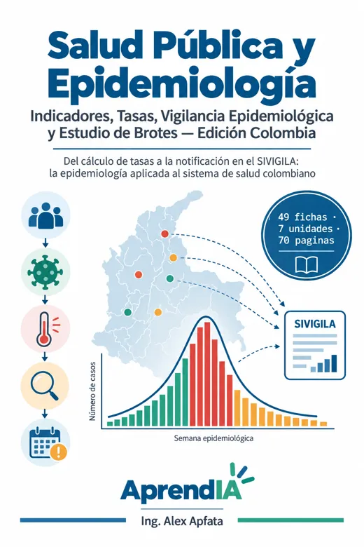 Salud Pública y Epidemiología: Indicadores, Tasas, Vigilancia Epidemiológica y Estudio de Brotes — Edición Colombia